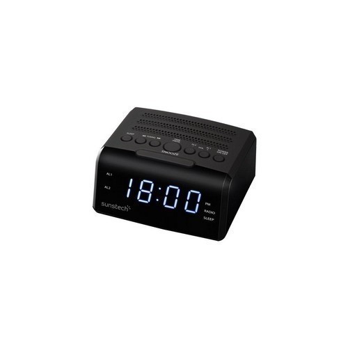 RADIO DESPERTADOR SUNSTECH FRD35U NEGRO